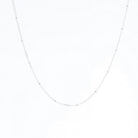 Chain Necklaces Beaded Curb Chain Sterling Silver