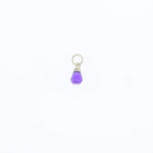 Amethyst Sterling Silver Mini Charm