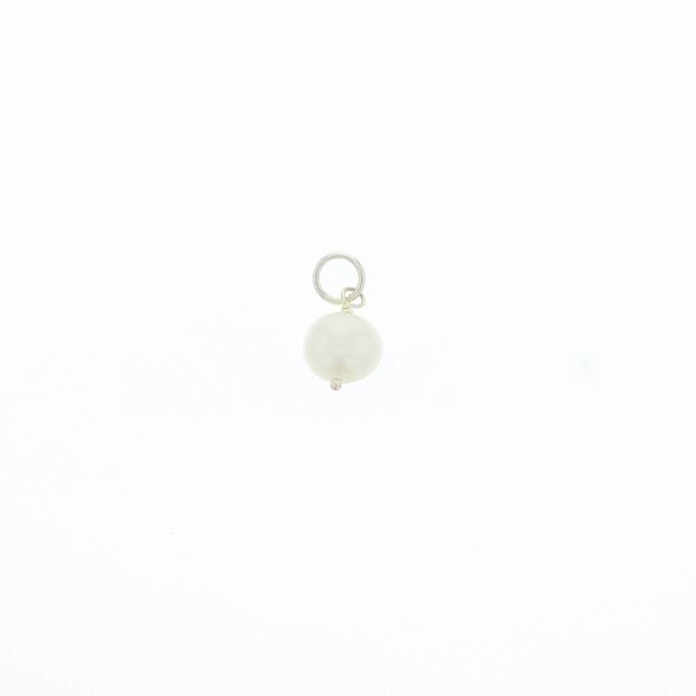 Pearl Sterling Silver Mini Charm