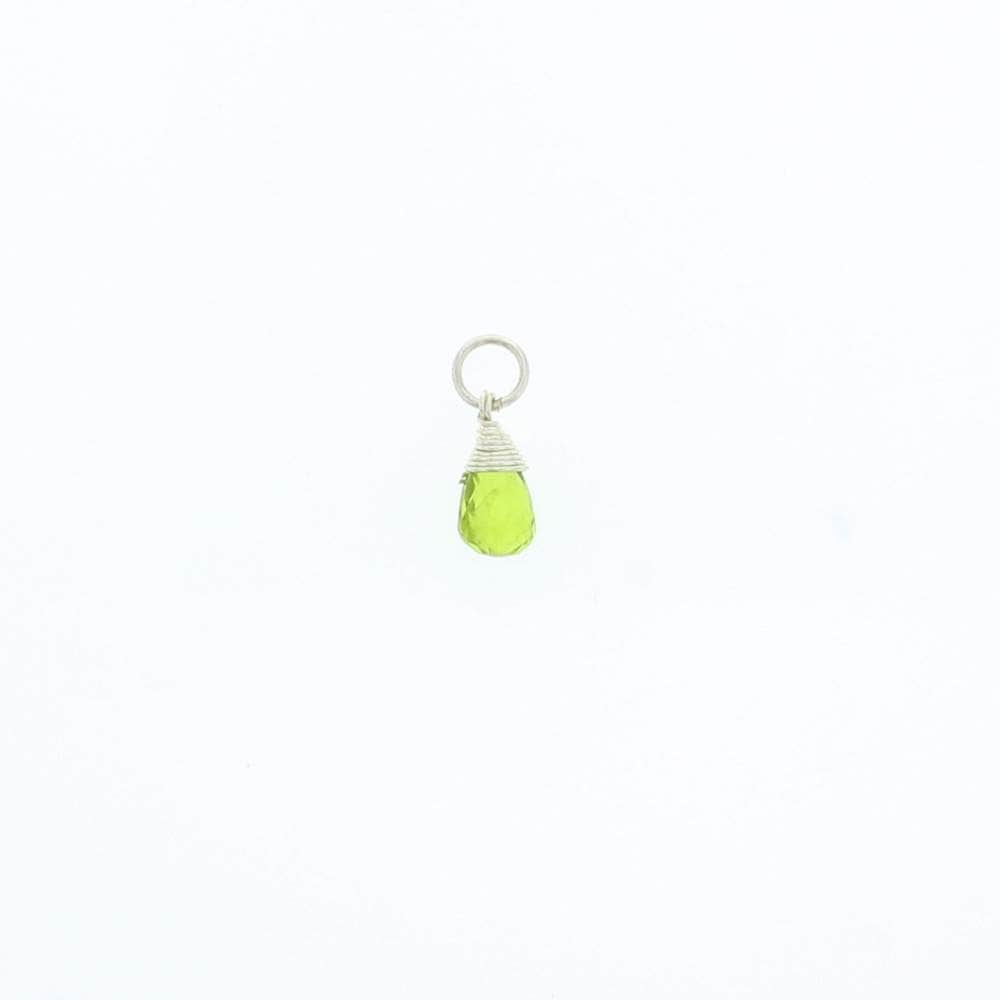 Peridot Sterling Silver Mini Charm