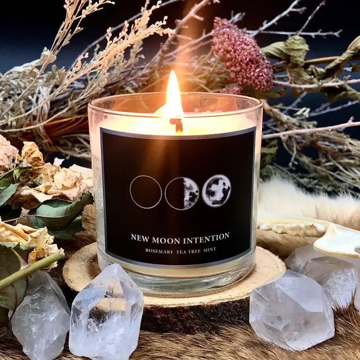 New Moon Intention Soy Candle