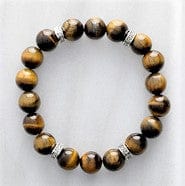 Men's Stone Bracelets Tiger Eye