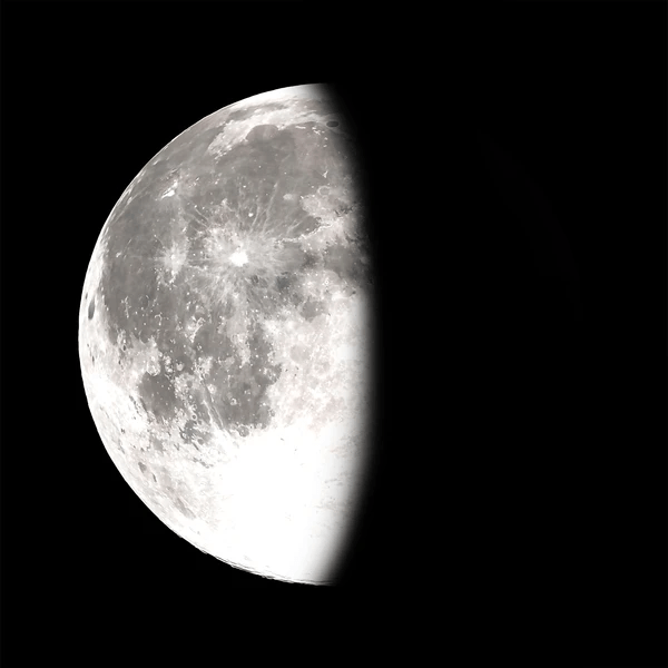 Moonglow Moon Phase Moonstone Bracelet Waning Gibbous - 5D