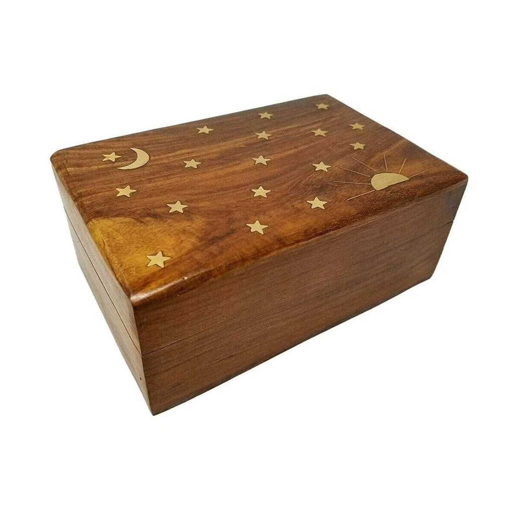 Celestial Rising Sun Wooden Box