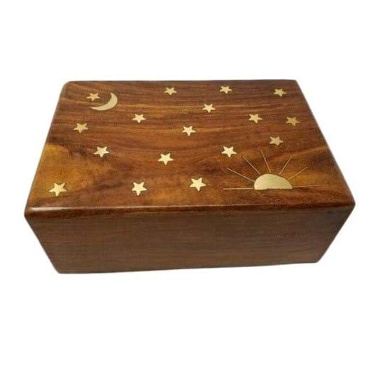 Celestial Rising Sun Wooden Box