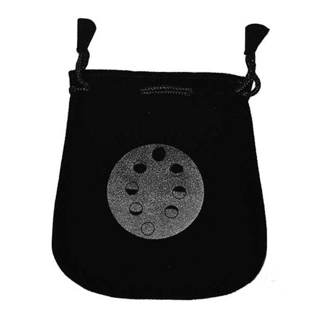 Moon Phases Velvet Pouch