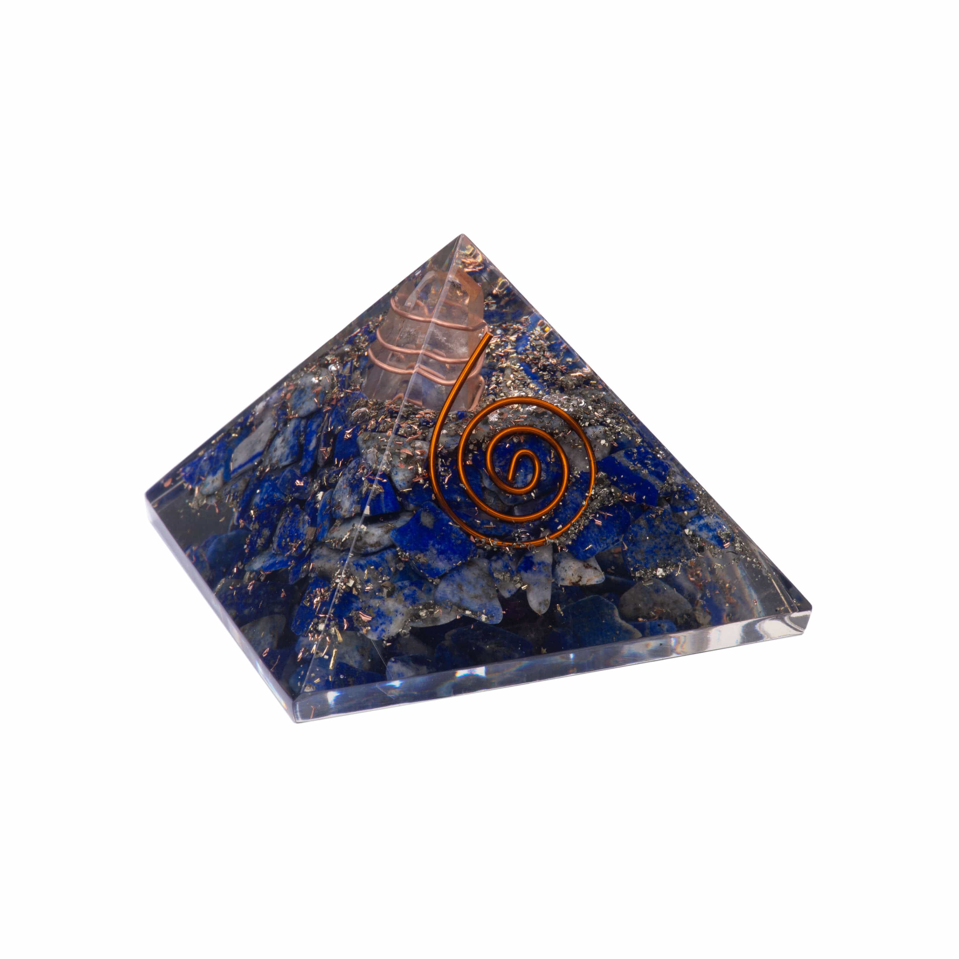 Lapis Orgonite Pyramid