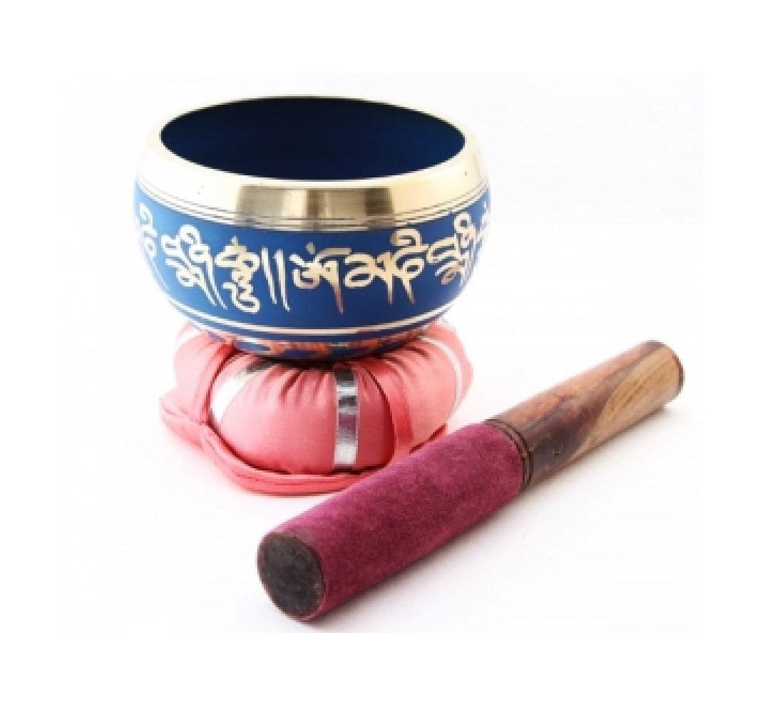 Blue Tibetan Singing Bowl