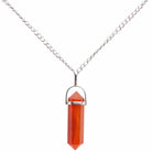 Carnelian Point Sterling Silver Pendant