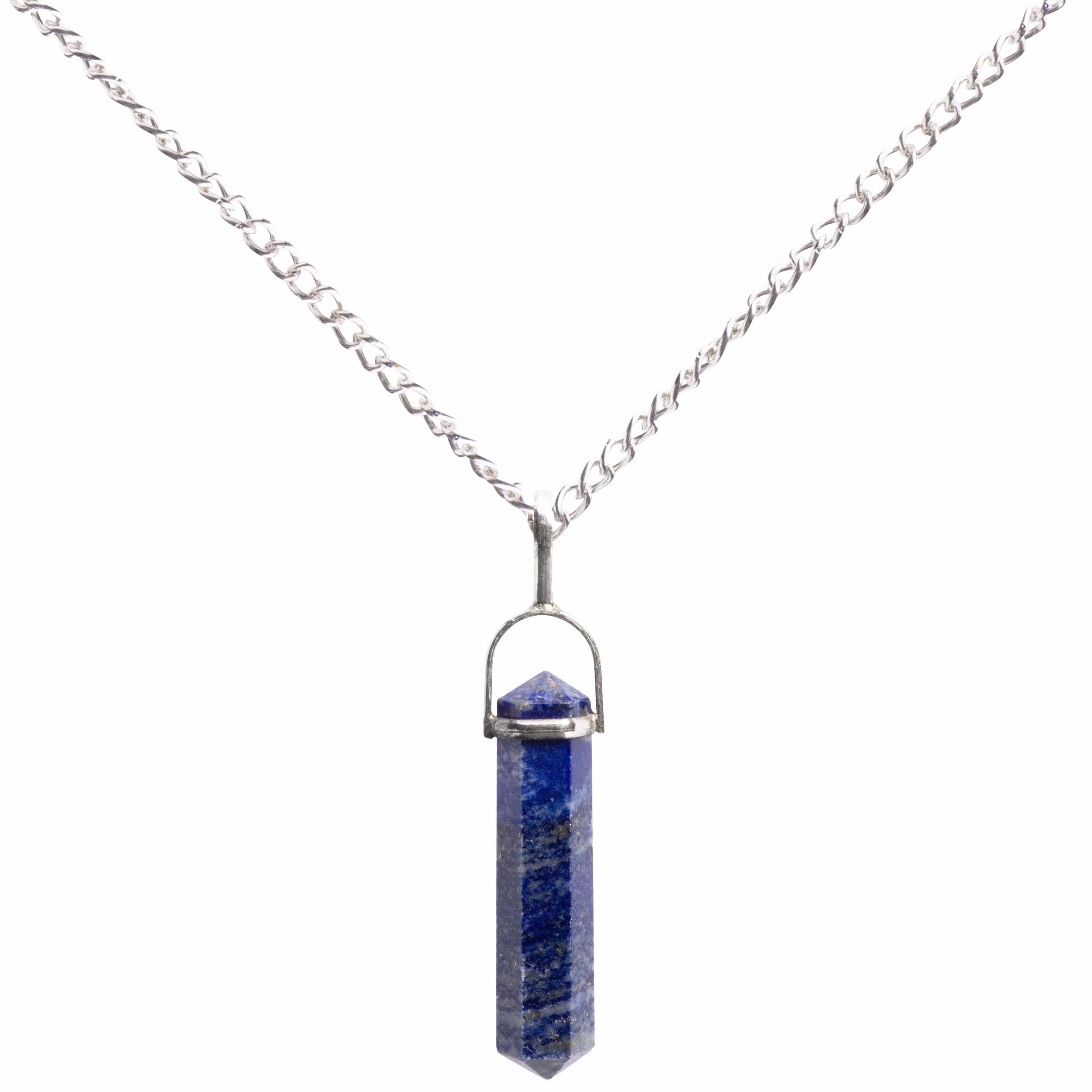 Lapis Point Sterling Silver Pendant