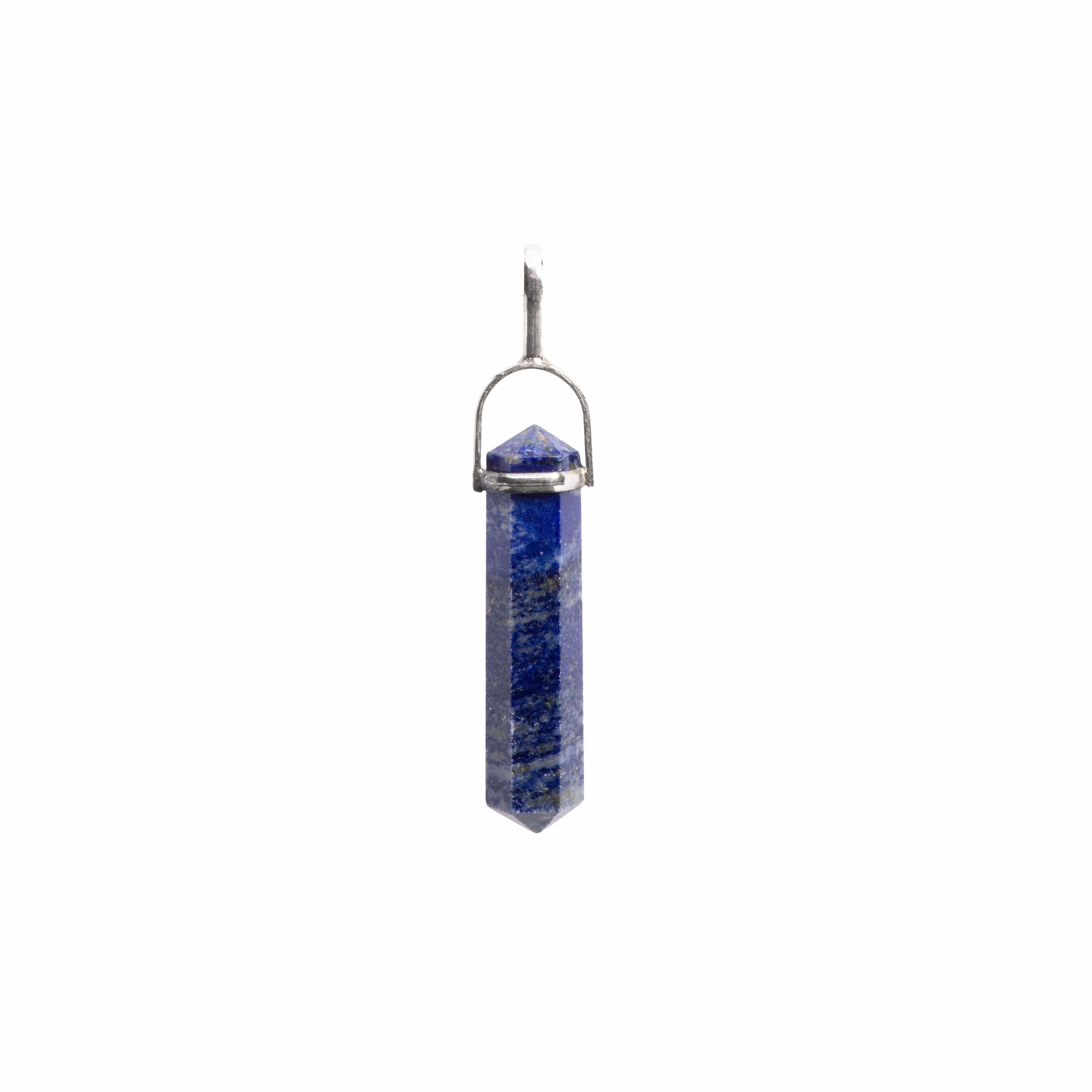 Lapis Point Sterling Silver Pendant