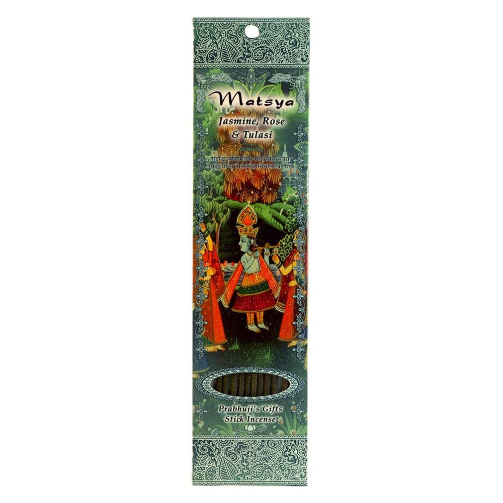 Matsya: Jasmine, Rose & Tulasi Incense