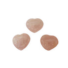 Rose Quartz Puff Heart for love & compassion