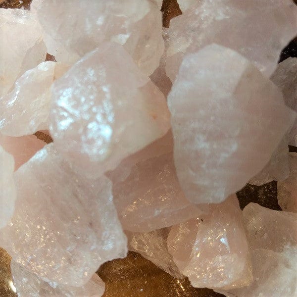 Quartz Rose Rough Pocket Size Crystal for love, compassion, friendship - Body Mind & Soul