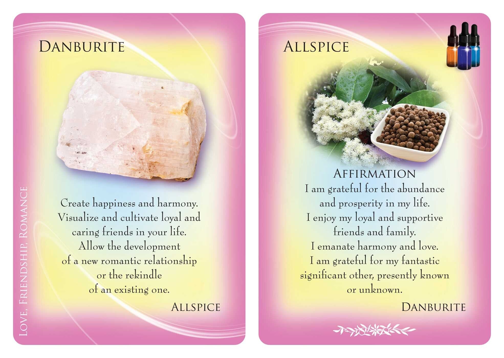 Essential Oils and Gemstone Guardians Cards