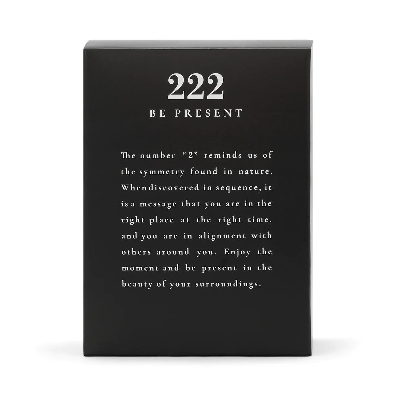 222 Be Present Candle