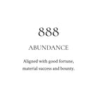 888 Abundance Candle