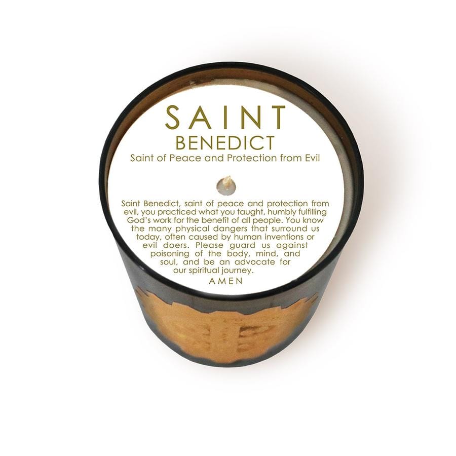Saint Benedict Special Edition Candle - Body Mind & Soul