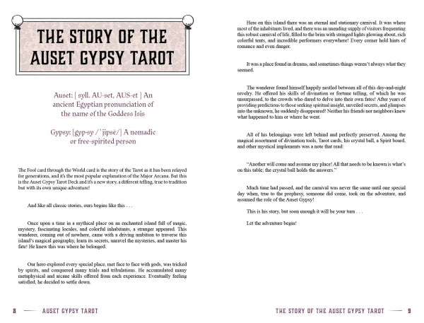 Auset Gypsy Tarot