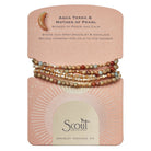 Aqua Terra & Mother of Pearl Duo Wrap & Pin