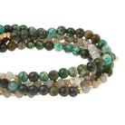 Labradorite & African Turquoise Duo Bracelet Wrap & Pin