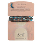 Lava Stone & Apatite Duo Wrap & Pin