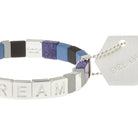 Lapis & Jasper 'DREAM' Silver Empower Bracelet