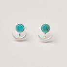 Scout Sterling Silver Turquoise Moon Phase Stud Earring Jacket