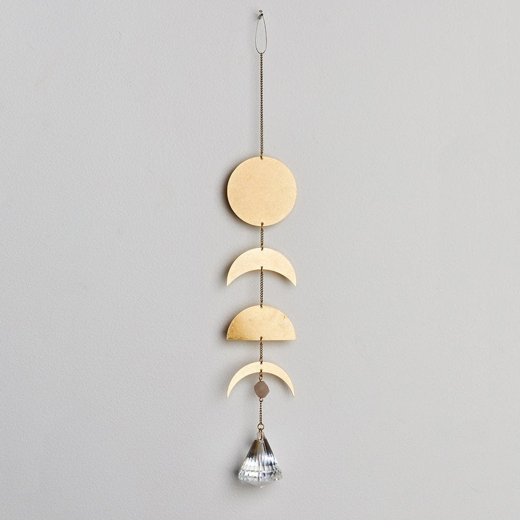 Moon Phase & Moonstone Suncatcher