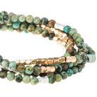 African Turquoise Wrap For Transformation