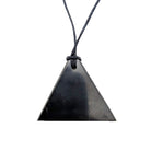 Shungite Pendant in Triangle Male