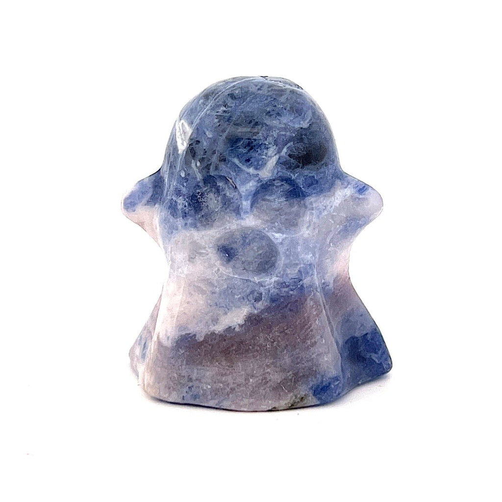 Mini Crystal Stone Carved Ghost Sodalite Mini Ghost