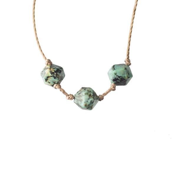 Soulku African Turquoise Gemstone Zodiac Necklace For Sagittarius