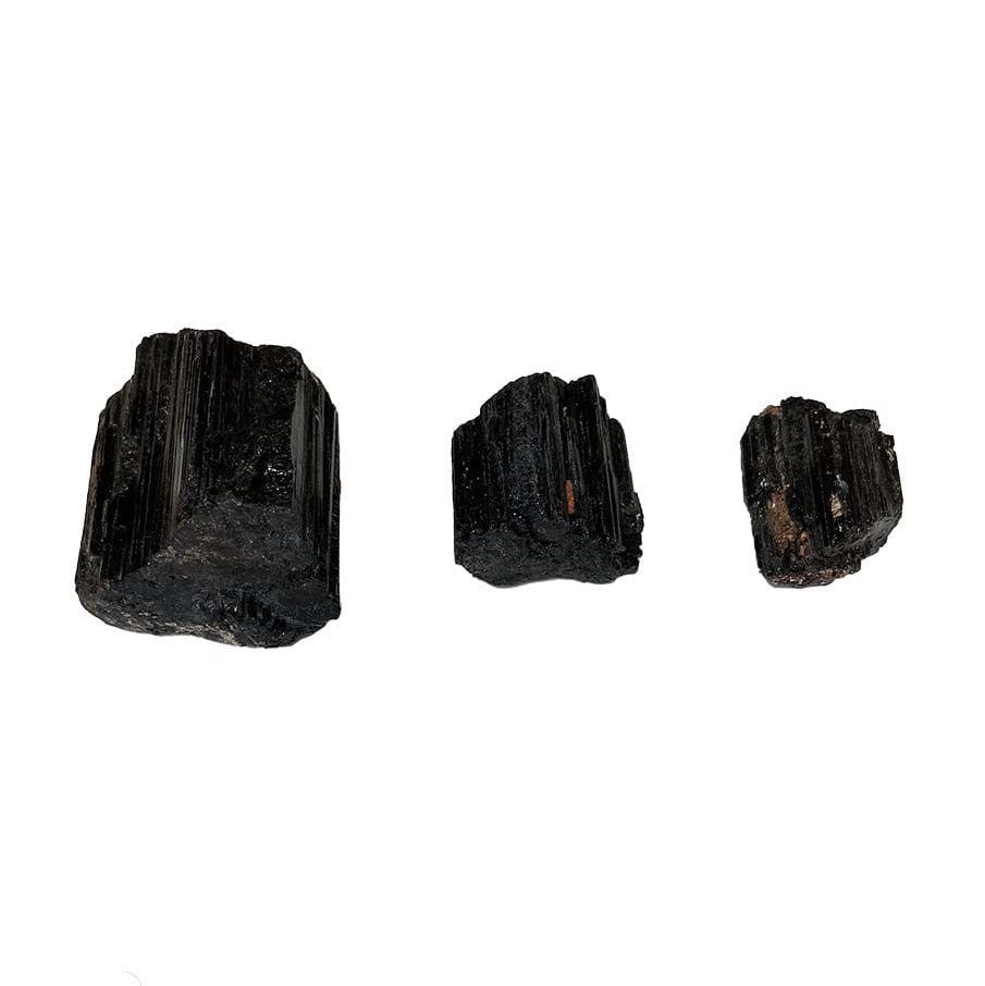 Raw Black Tourmaline Rough Chunk  