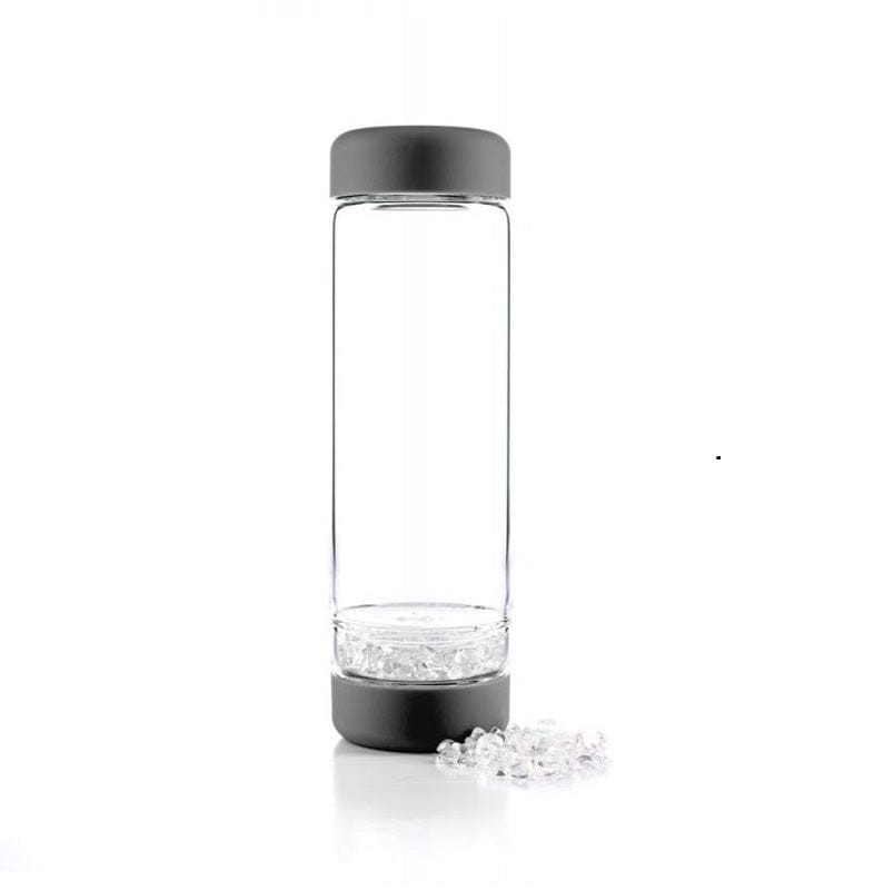 Inu! DIY Crystal Water Bottle Lava Grey