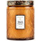 Baltic Amber Large Embossed Jar Candle