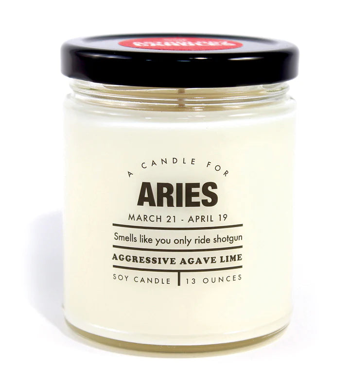 Aries Astrology Candle