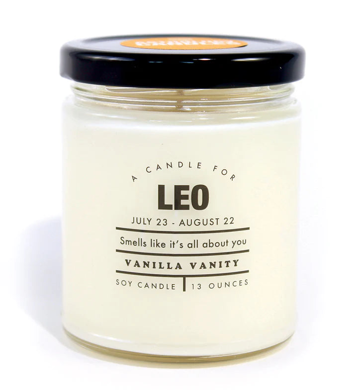 Leo Astrology Candle