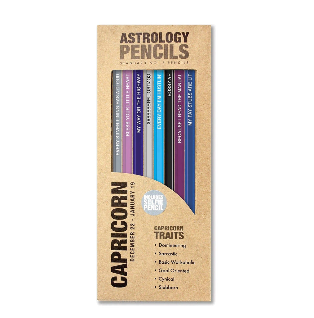 Capricorn Astrology Pencil Set