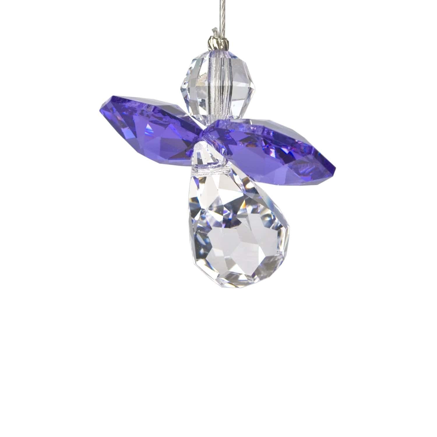 February Birthstone Amethyst Crystal Guardian Angel