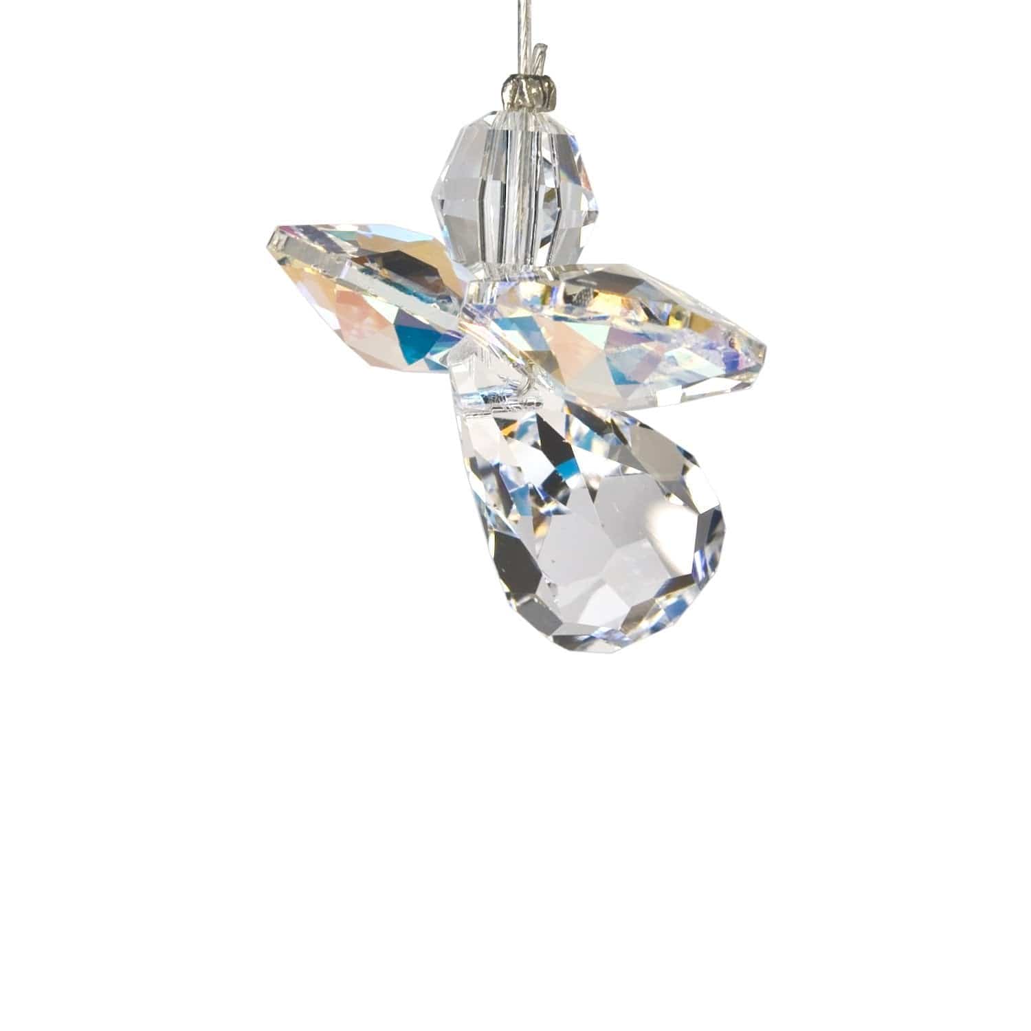 April Birthstone Aurora Borealis Crystal Guardian Angel