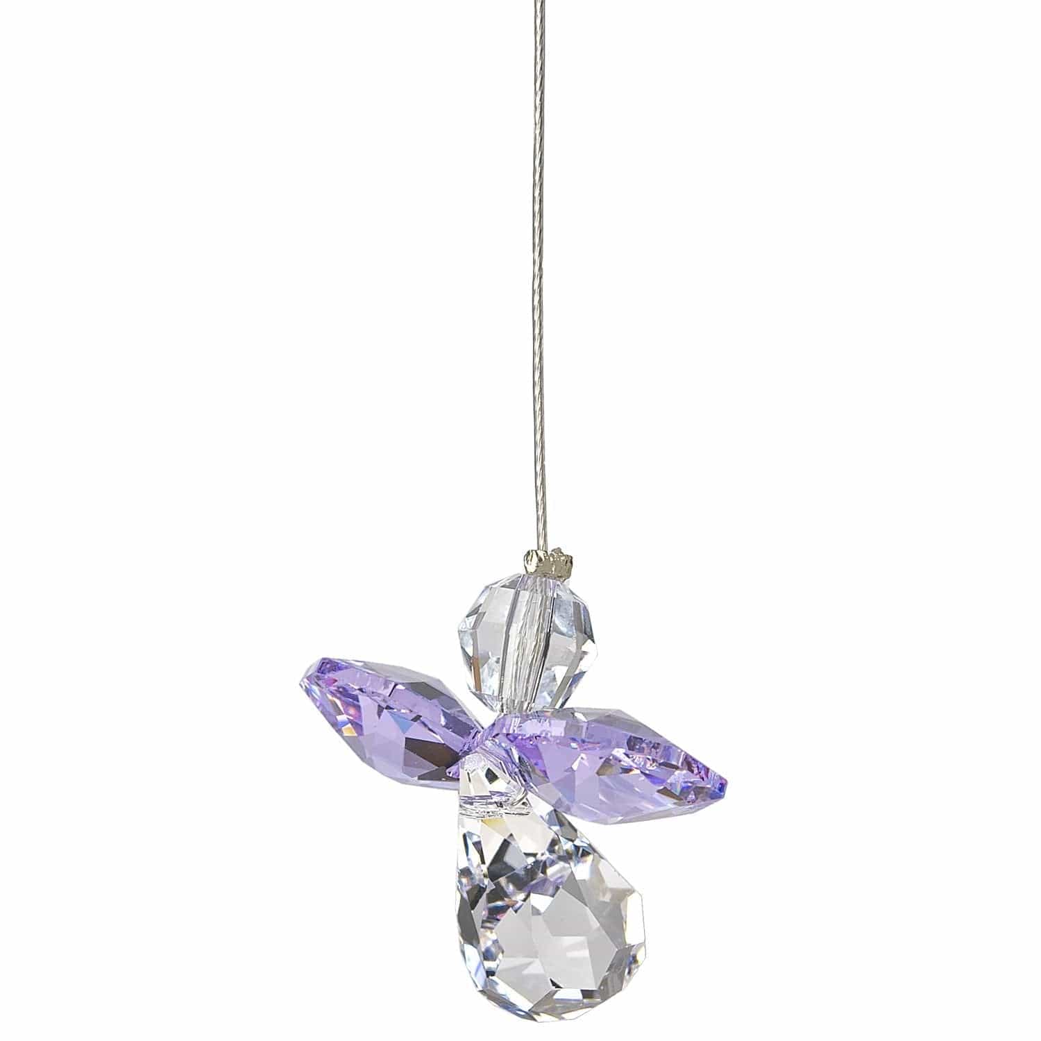 June Birthstone Light Amethyst Crystal Guardian Angel