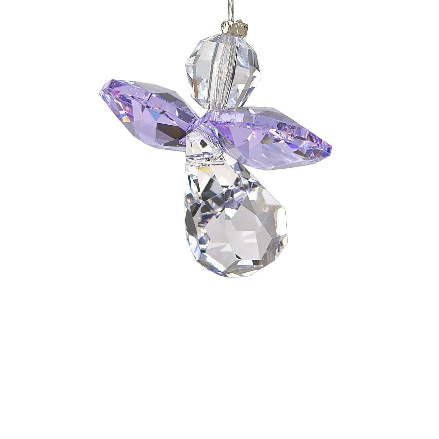 June Birthstone Light Amethyst Crystal Guardian Angel