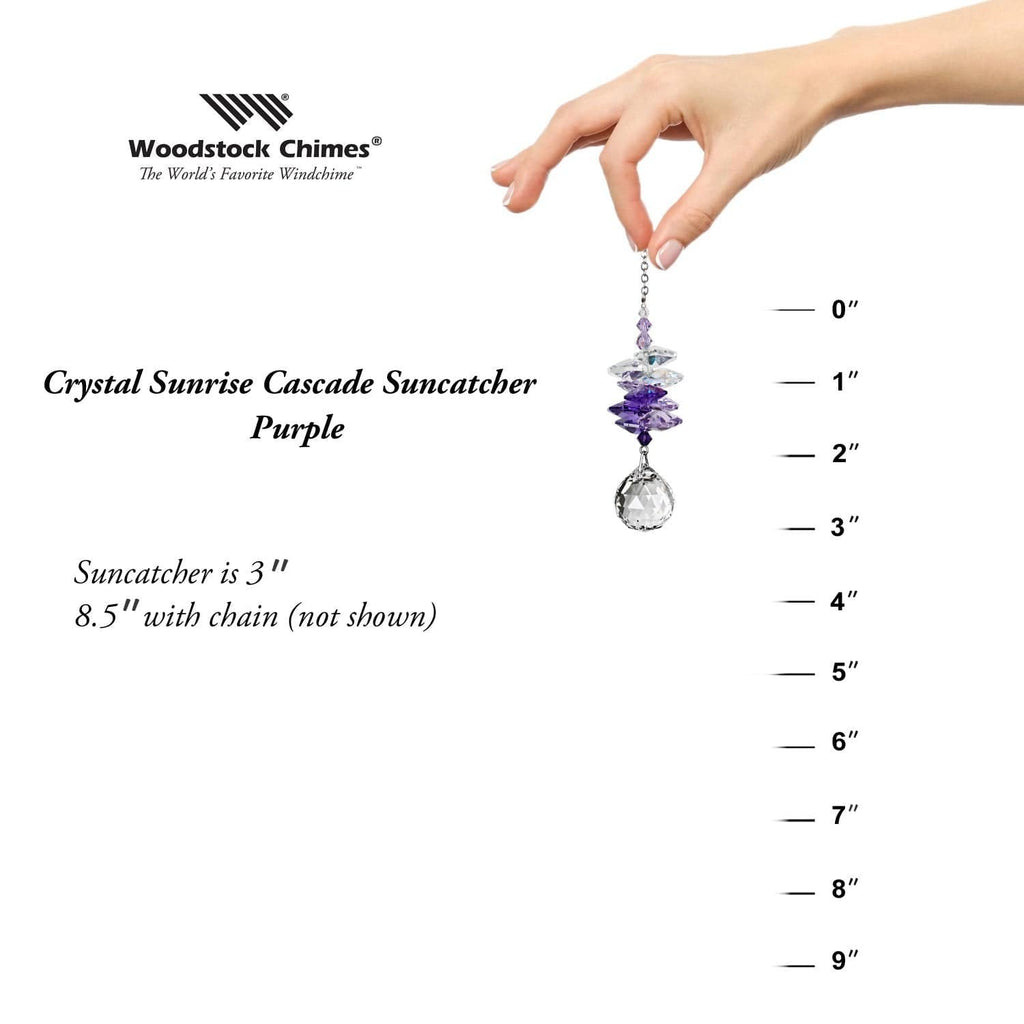 Crystal Purple Cascade Suncatcher