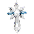 Guardian Angel Aquamarine Crystal Suncatcher