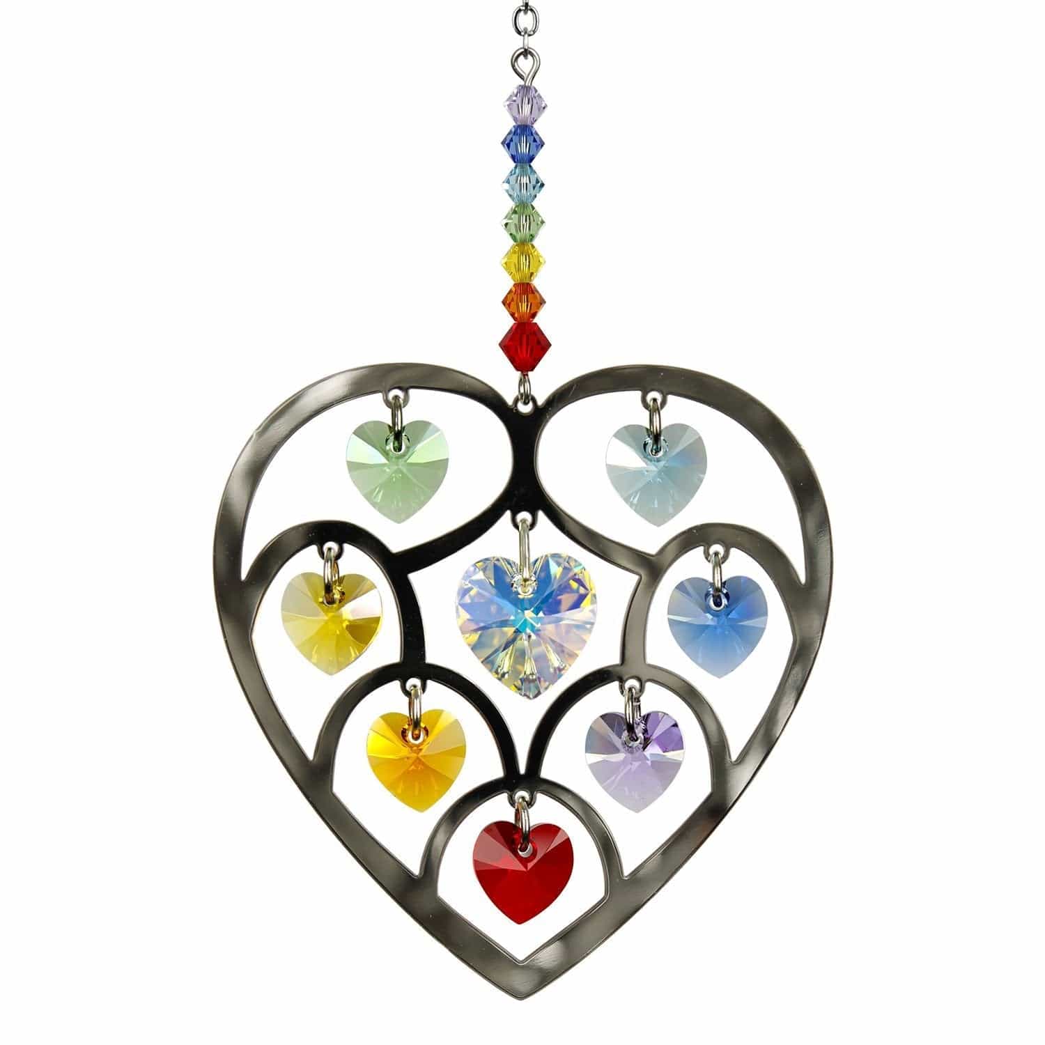 Heart of Hearts Chakra Suncatcher