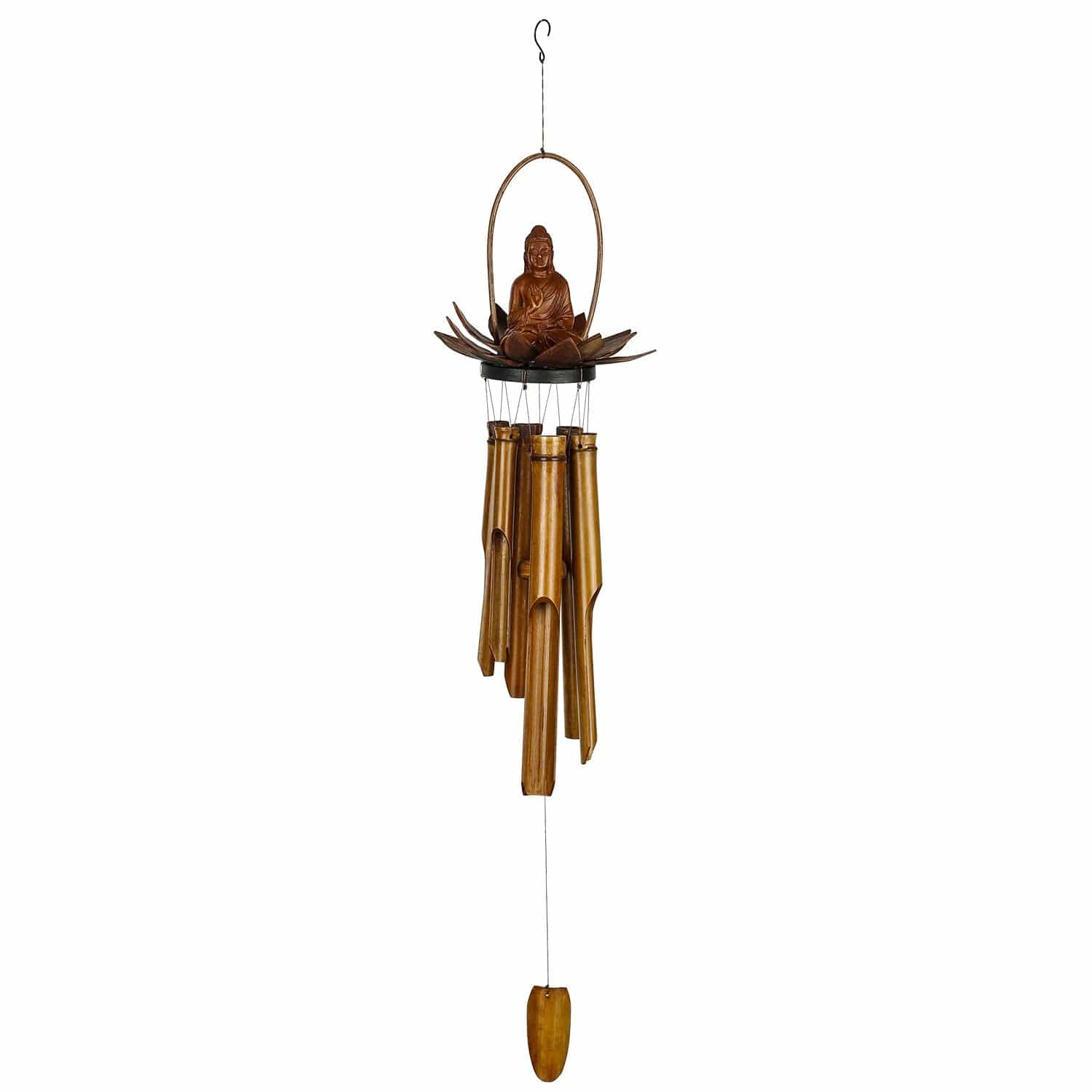 Lotus Buddha Bamboo Chime