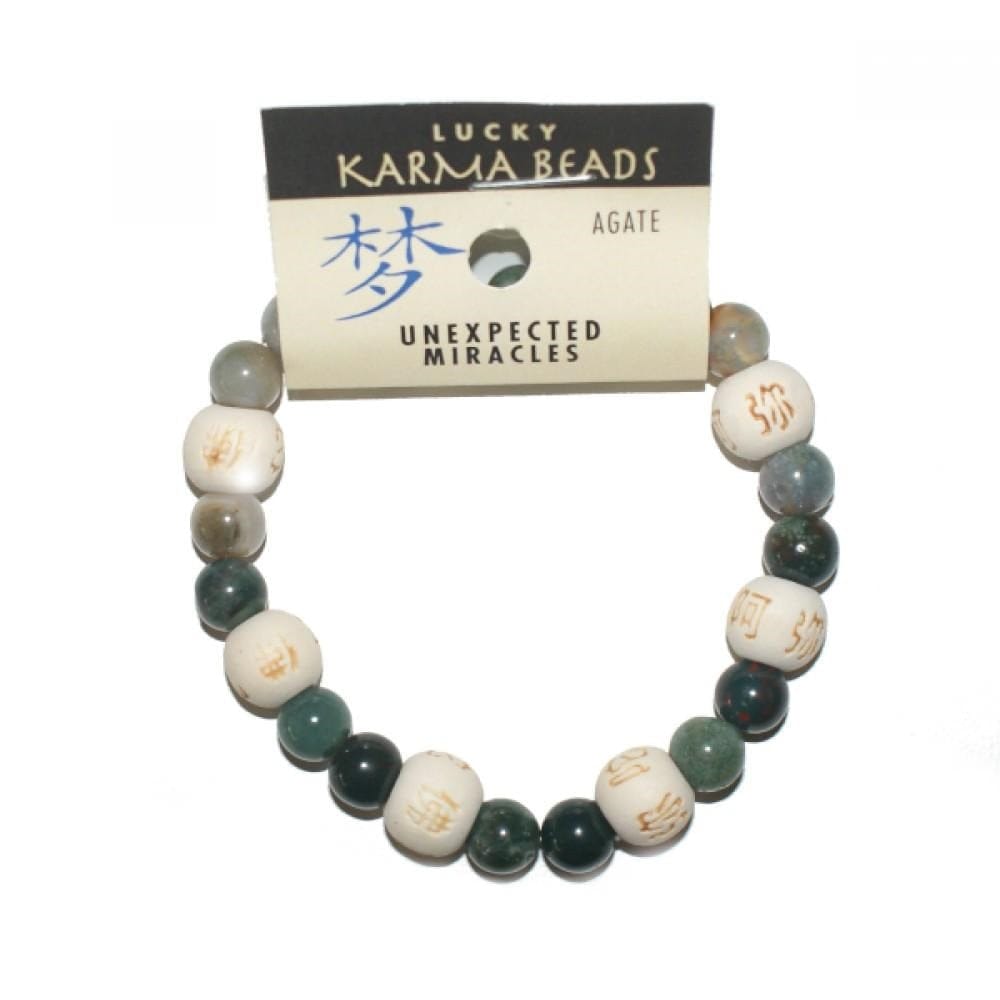 Textile bracelet with Karma Bead, white jade | THOMAS SABO