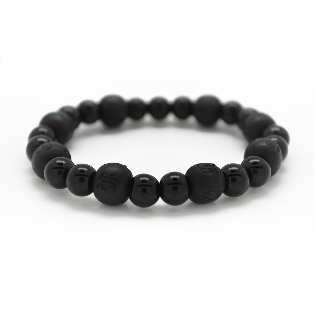 Karma Bead Bracelets Onyx (All Black) for Power and Success