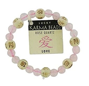 Karma Bead Bracelets Rose Quartz for Love and Friendship